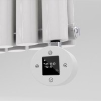 White electriQ 1000W Thermostatic Wi-Fi Heating Element for Electric Radiators Dual-fuel or Towel rail - Plug-In and Hardwired Options