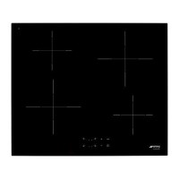 Smeg 60cm 4 Zone Plug & Play Induction Hob - Black