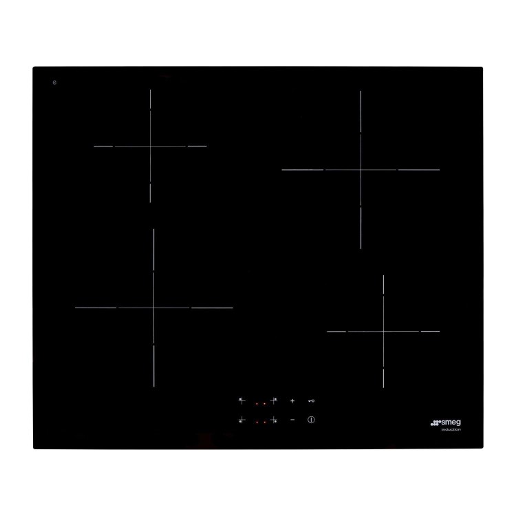 Smeg 60cm 4 Zone Plug & Play Induction Hob - Black