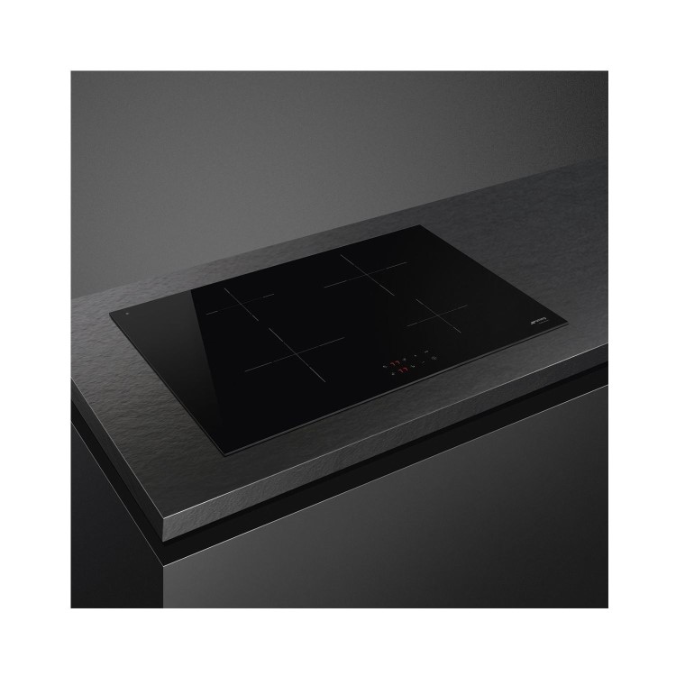 Refurbished Smeg SI2741DUK 75cm Plug and Play Induction Hob Black