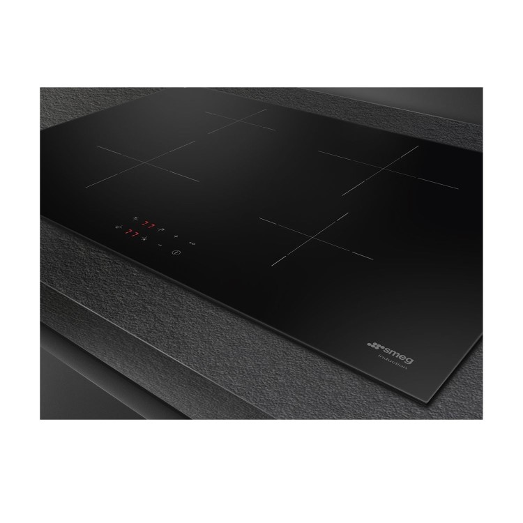 Refurbished Smeg SI2741DUK 75cm Plug and Play Induction Hob Black