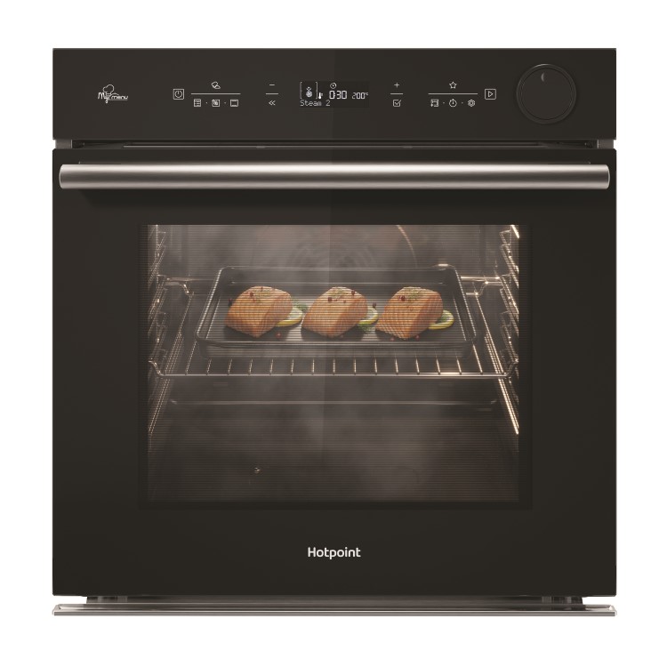 Hotpoint Class 4 Air Fry Electric Single Oven with Active Steam - Black