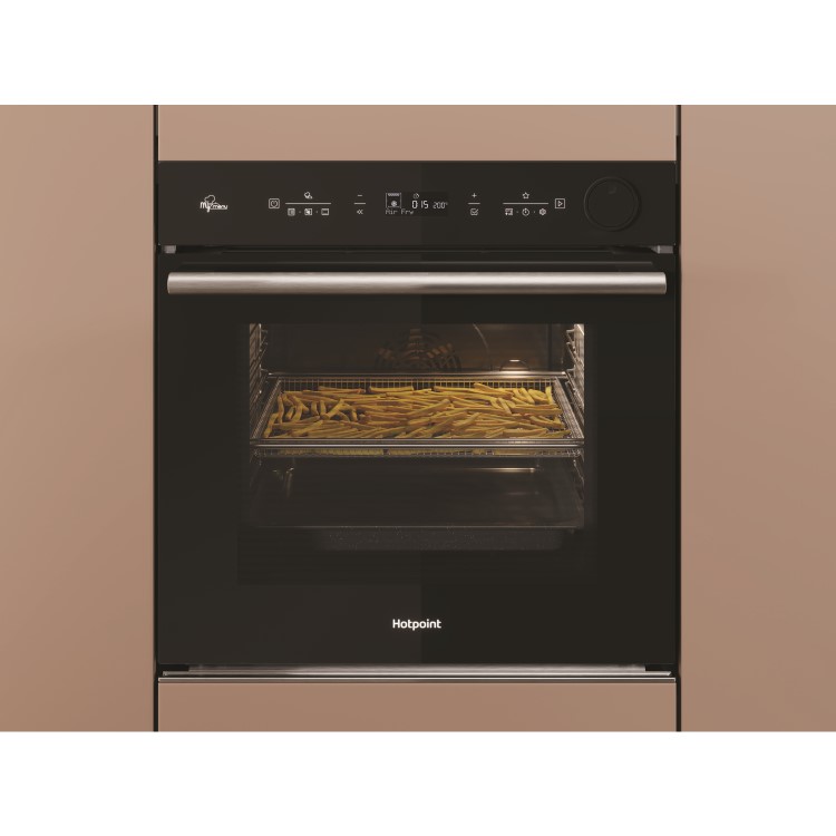 Hotpoint Class 4 Air Fry Electric Single Oven with Active Steam - Black