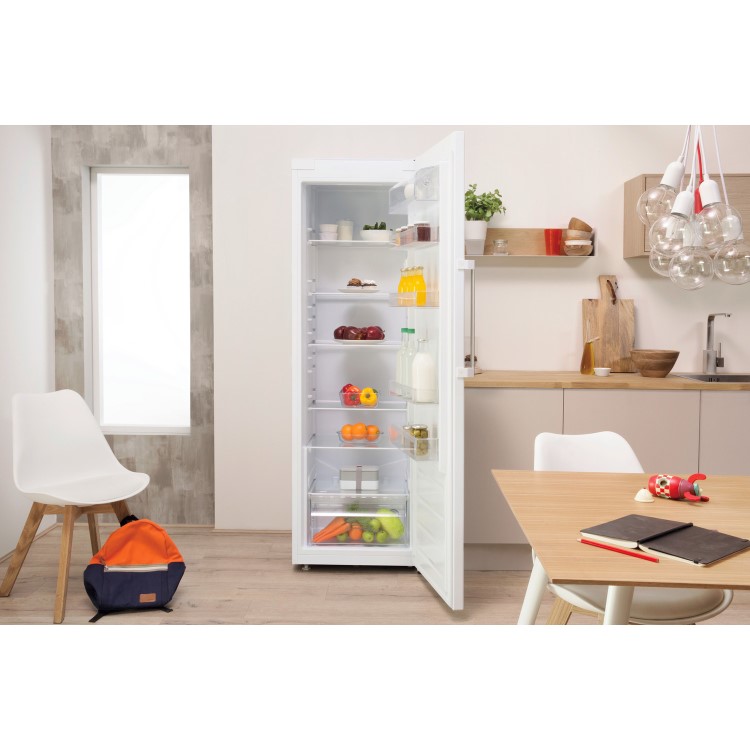 Indesit 368 Litre Tall Freestanding Larder Fridge - White