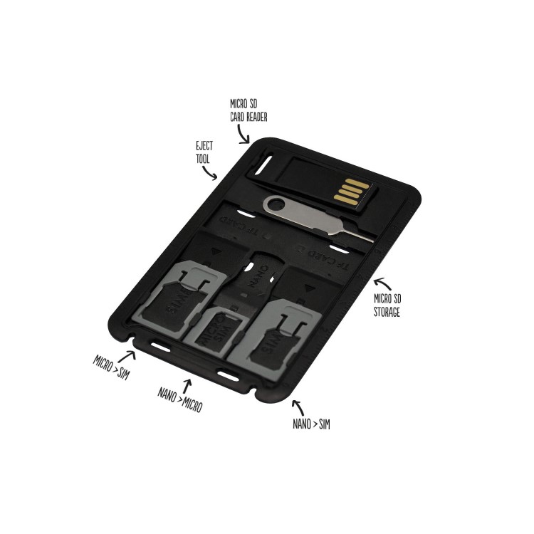 iQ Multi SIM Card Holder & Smartphone Multi Tool - Nano/Micro/Standard