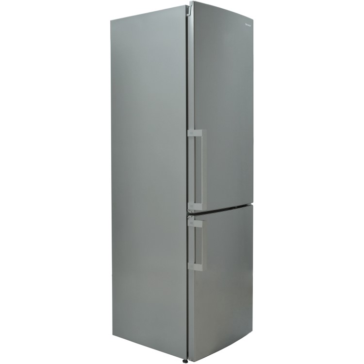 Sharp SJB1297M1IEN Freestanding Fridge Freezer Stainless Steel