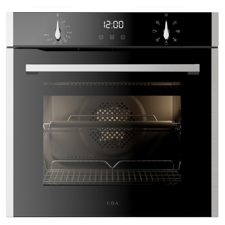 Refurbished CDA SL200SS 60cm Single Built In Electric Oven Stainless Steel