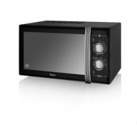 Swan Retro SM22070BN 25L 900W Freestanding Microwave - Black