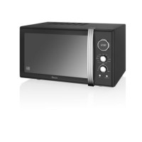 Swan Retro Digital SM22080BN 25L 900W Freestanding Microwave - Black