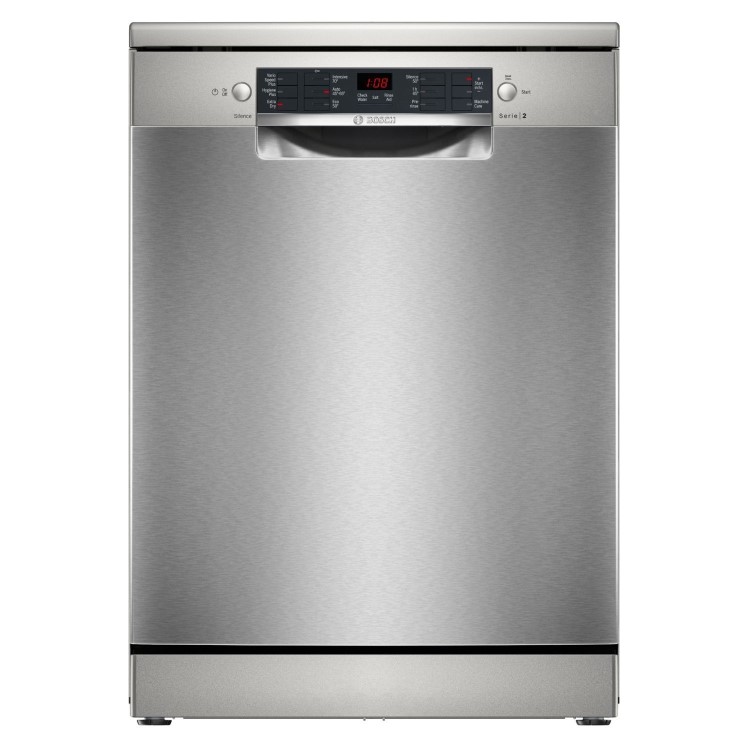 Bosch Series 2 Freestanding Dishwasher - Silver Inox