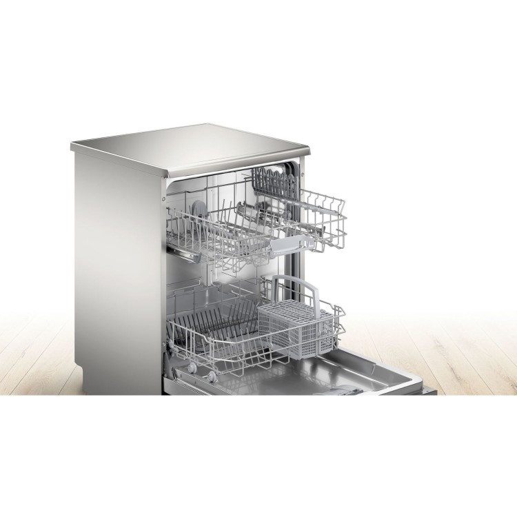 Bosch Series 2 Freestanding Dishwasher - Silver Inox