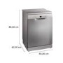 Bosch Series 2 Freestanding Dishwasher - Stainless steel