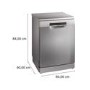 Refurbished Bosch Series 4 SMS4EKI06G 13 Place Freestanding Dishwasher Stainless Steel