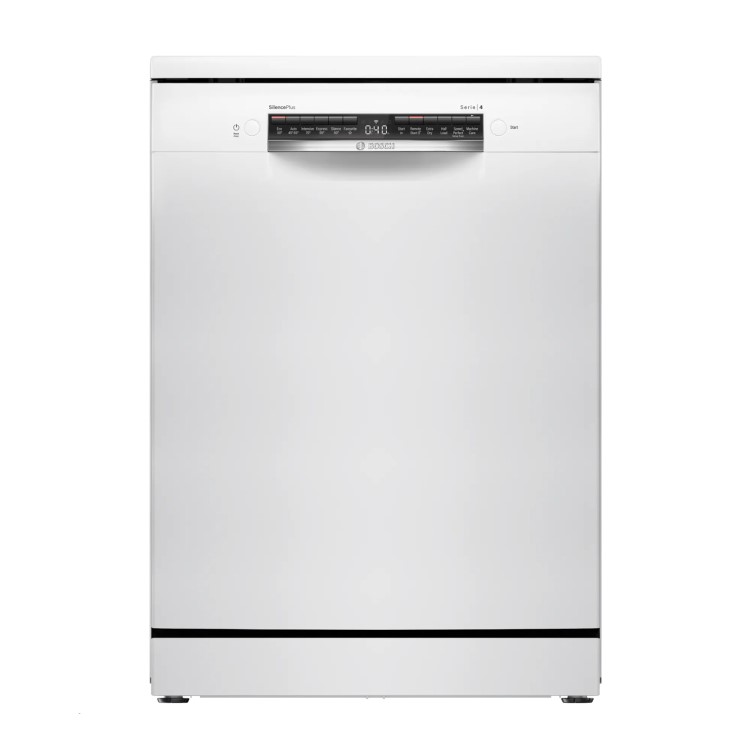 Bosch Series 4 Freestanding Dishwasher - Smart Wi-Fi, B-Rated, White