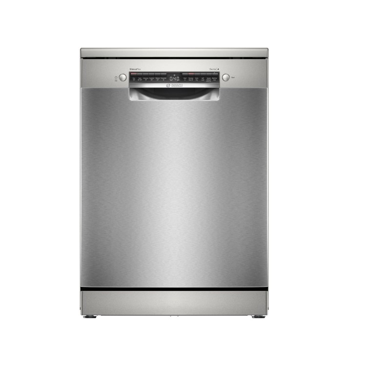 Refurbished Bosch Series 4 SMS4EMI06G 14 Place Freestanding Dishwasher Stainless Steel