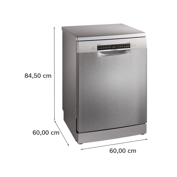 Refurbished Bosch Series 4 SMS4EMI06G 14 Place Freestanding Dishwasher Stainless Steel