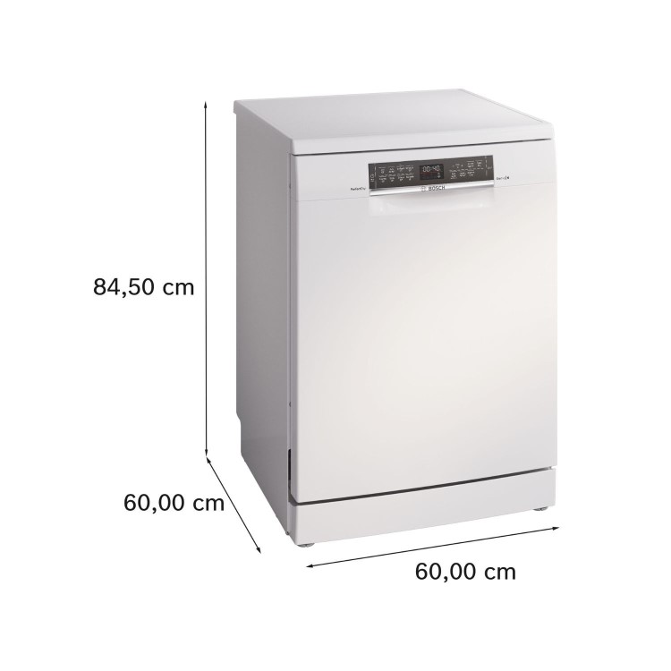 Bosch Series 6 Freestanding Dishwasher - White