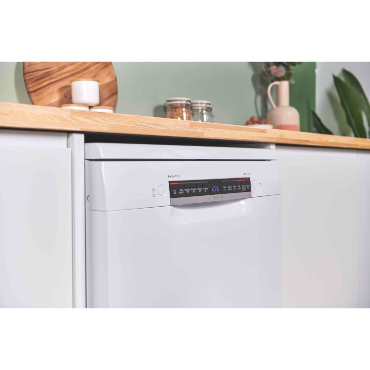 Bosch Series 6 Freestanding Dishwasher - Smart Wi-Fi, B-Rated, White