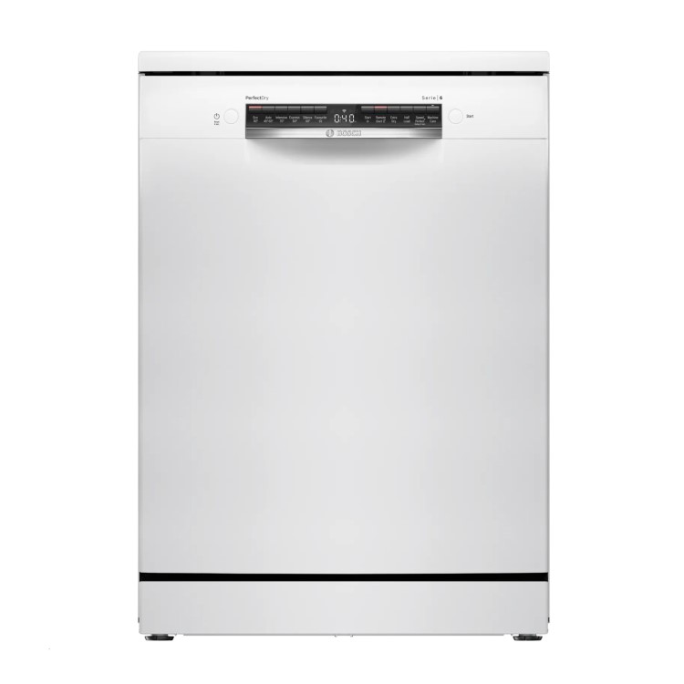 Bosch Series 6 Freestanding Dishwasher - Smart Wi-Fi, B-Rated, White