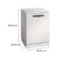 Refurbished Bosch Series 6 SMS6ZCW10G 14 Place Freestanding Dishwasher White