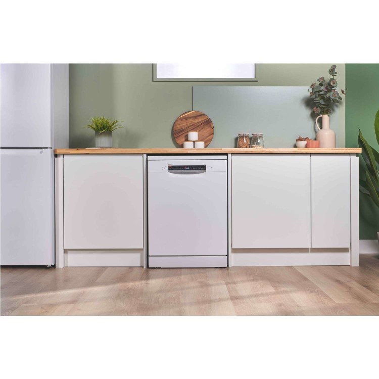 Bosch Series 6 Freestanding Dishwasher - Smart Wi-Fi, B-Rated, White