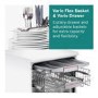 Bosch Series 4 Integrated Dishwasher - Smart Wi-Fi, C-Rated, Silver control panel