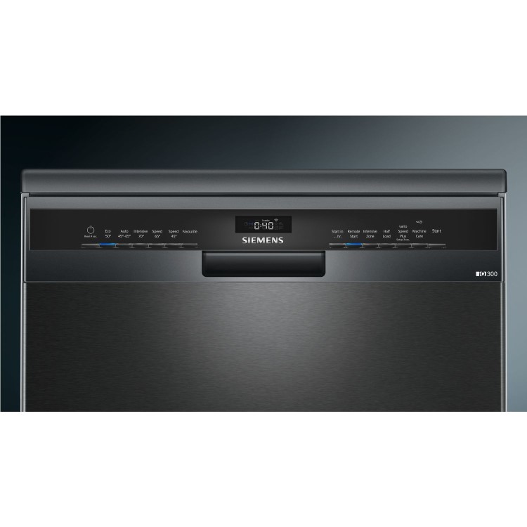 Siemens iQ300 13 Place Settings Freestanding Dishwasher - Black