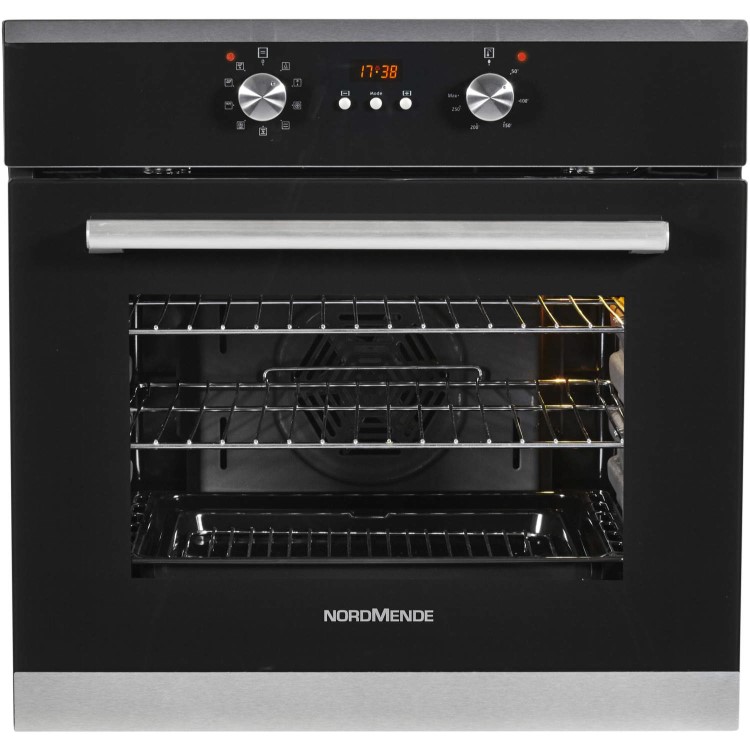 NordMende SO313IX Stainless Steel Single Multifunction Oven With Catalytic Liners And LED Timer