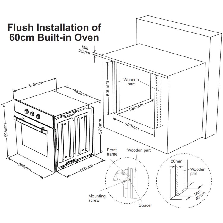 NordMende SO313IX Stainless Steel Single Multifunction Oven With Catalytic Liners And LED Timer