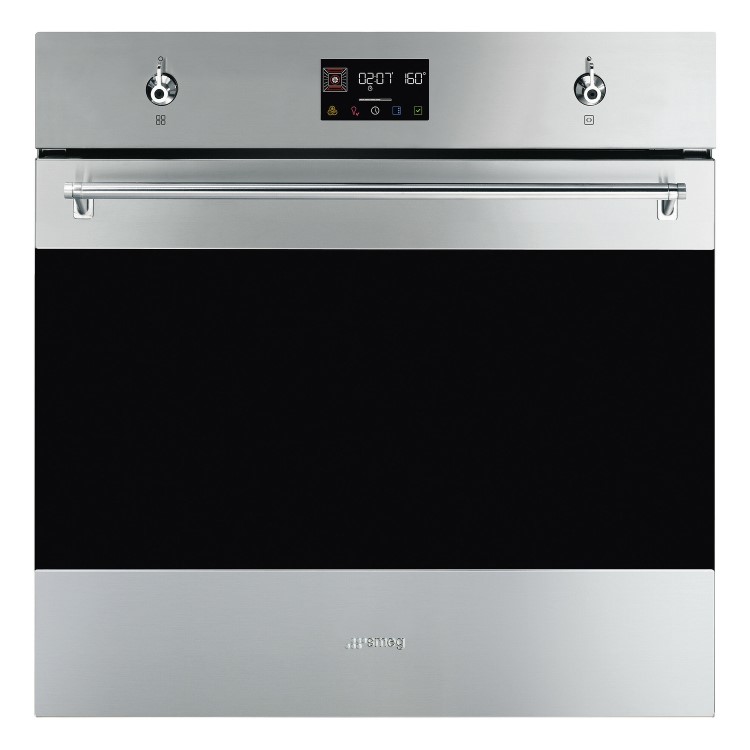 Smeg Classic Electric Self Cleaning Digital Single Oven - Stainless Steel