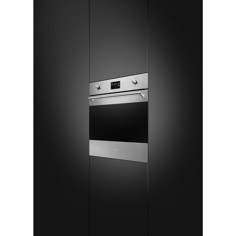 Smeg Classic Electric Self Cleaning Digital Single Oven - Stainless Steel