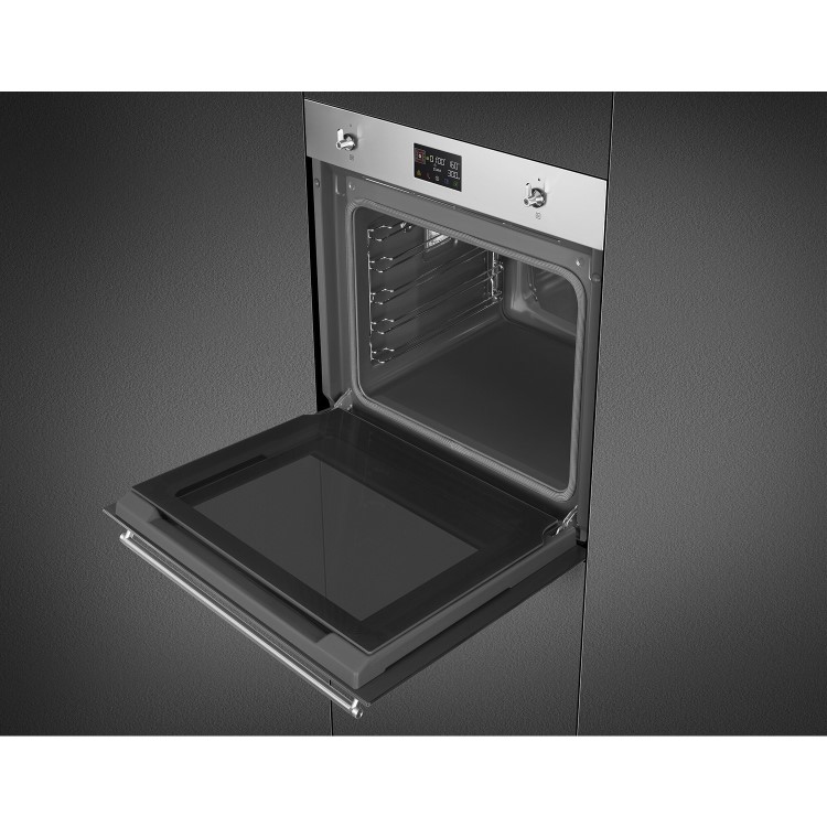 Smeg Classic Electric Self Cleaning Digital Single Oven - Stainless Steel