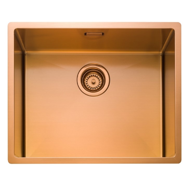 Rangemaster Spectra Single Bowl Copper Stainless Steel Kitchen Sink