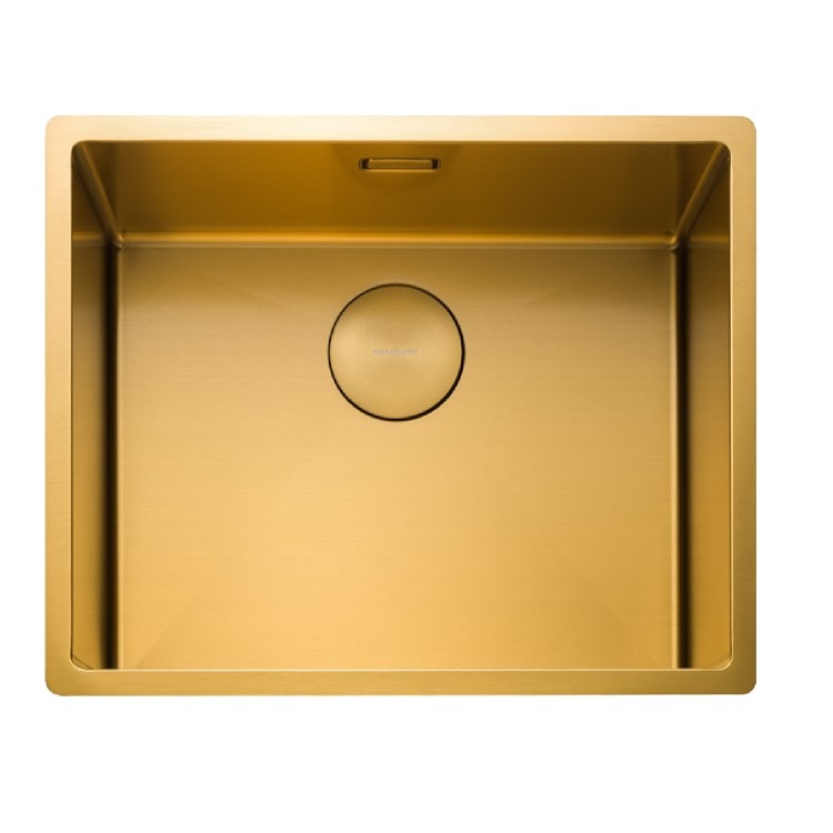 Rangemaster Spectra Single Bowl Gold Stainless Steel Kitchen Sink