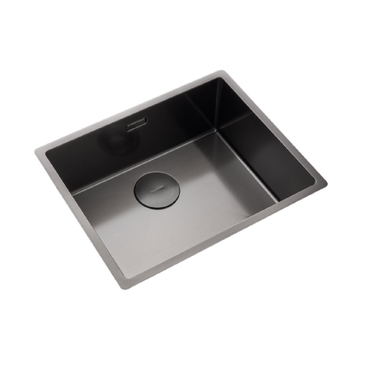 Rangemaster Spectra Single Bowl Graphite Stainless Steel Kitchen Sink