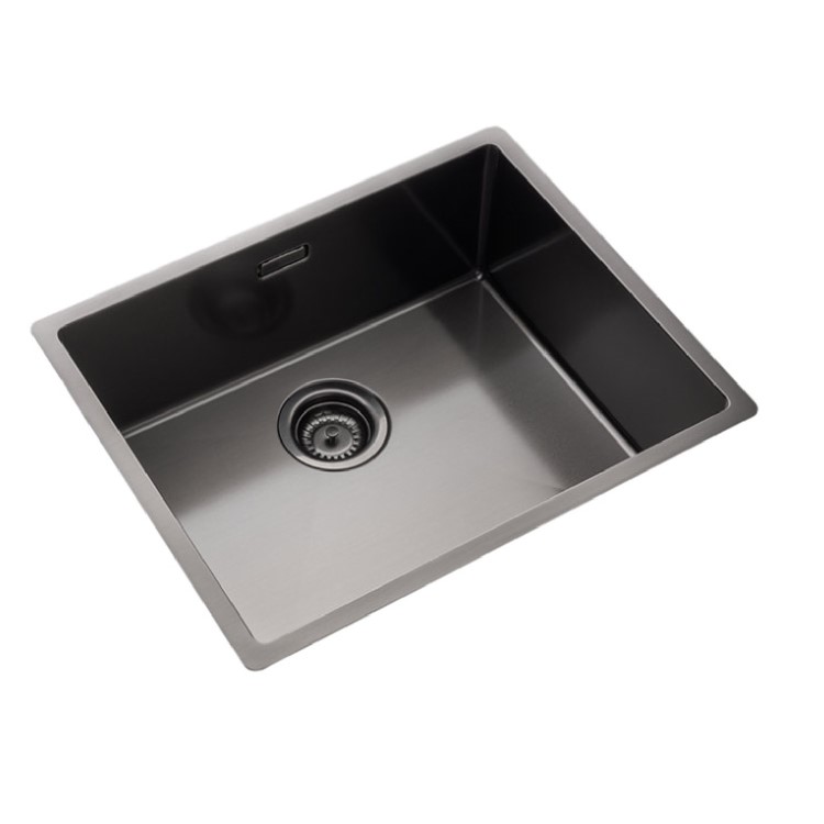 Rangemaster Spectra Single Bowl Graphite Stainless Steel Kitchen Sink