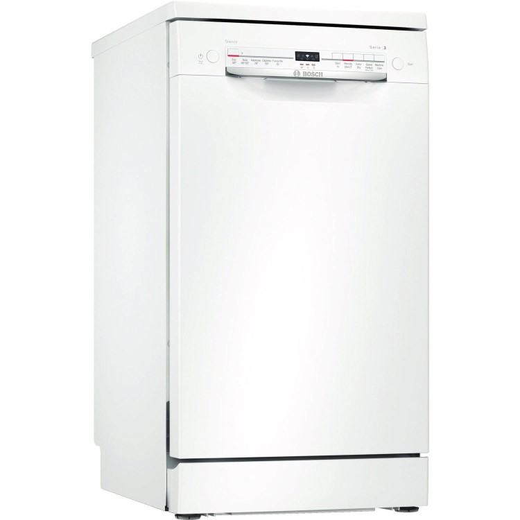 Bosch Series 2 9 Place Settings Freestanding Slimline Dishwasher - White