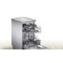 Bosch SPS46II00G Serie 4 Slimline 9 Place Freestanding Dishwasher - Silver