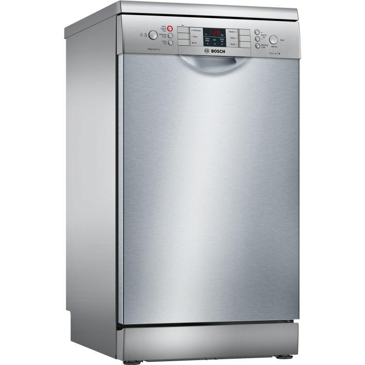 Bosch SPS46II00G Serie 4 Slimline 9 Place Freestanding Dishwasher - Silver