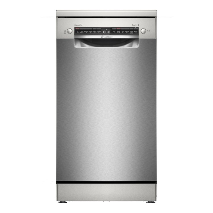 Bosch Series 4 Freestanding Slimline Dishwasher - Silver