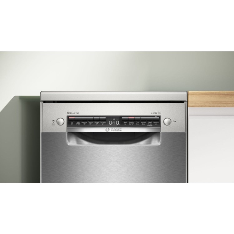 Bosch Series 4 Freestanding Slimline Dishwasher - Silver