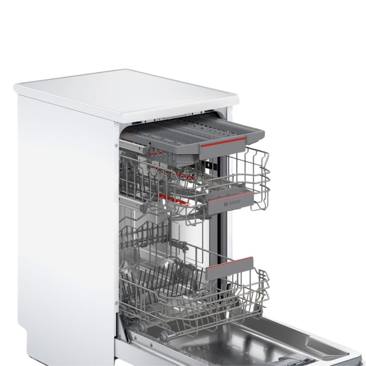 Bosch Series 4 Freestanding Slimline Dishwasher - Silver