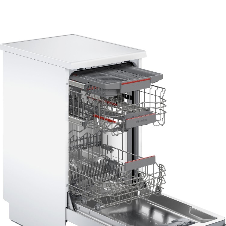 Bosch Series 4 Freestanding Slimline Dishwasher - White