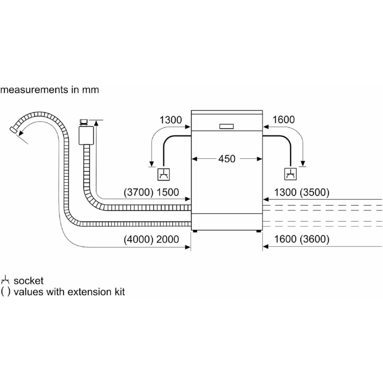 Bosch Series 4 Integrated Slimline Dishwasher