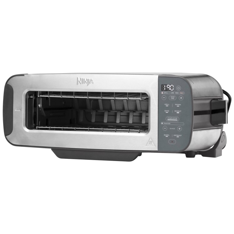 Ninja ST202UK 3-in-1 Toaster Grill and Panini Press - Stainless Steel