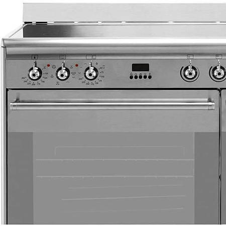 Refurbished Smeg Concert SUK92CMX9 90cm Electric Range Cooker Stainless Steel