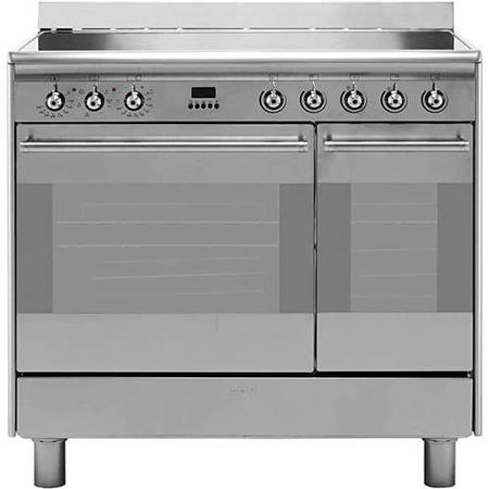 Refurbished Smeg Concert SUK92CMX9 90cm Electric Range Cooker Stainless Steel