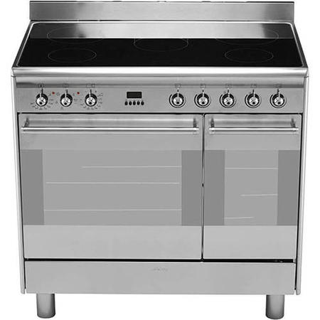 Refurbished Smeg Concert SUK92CMX9 90cm Electric Range Cooker Stainless Steel