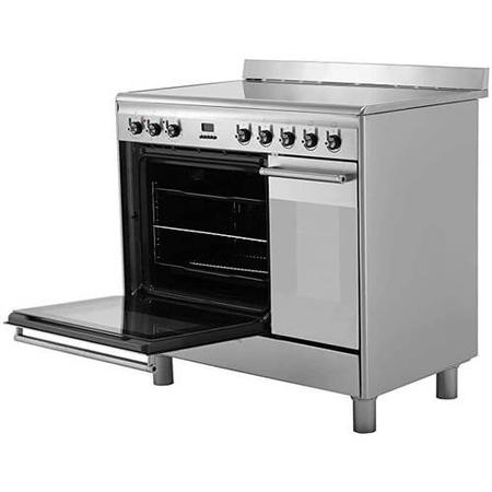 Refurbished Smeg Concert SUK92CMX9 90cm Electric Range Cooker Stainless Steel