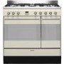 Smeg SUK92P9-1 Concert 90cm Dual Fuel Range Cooker - Gloss Cream